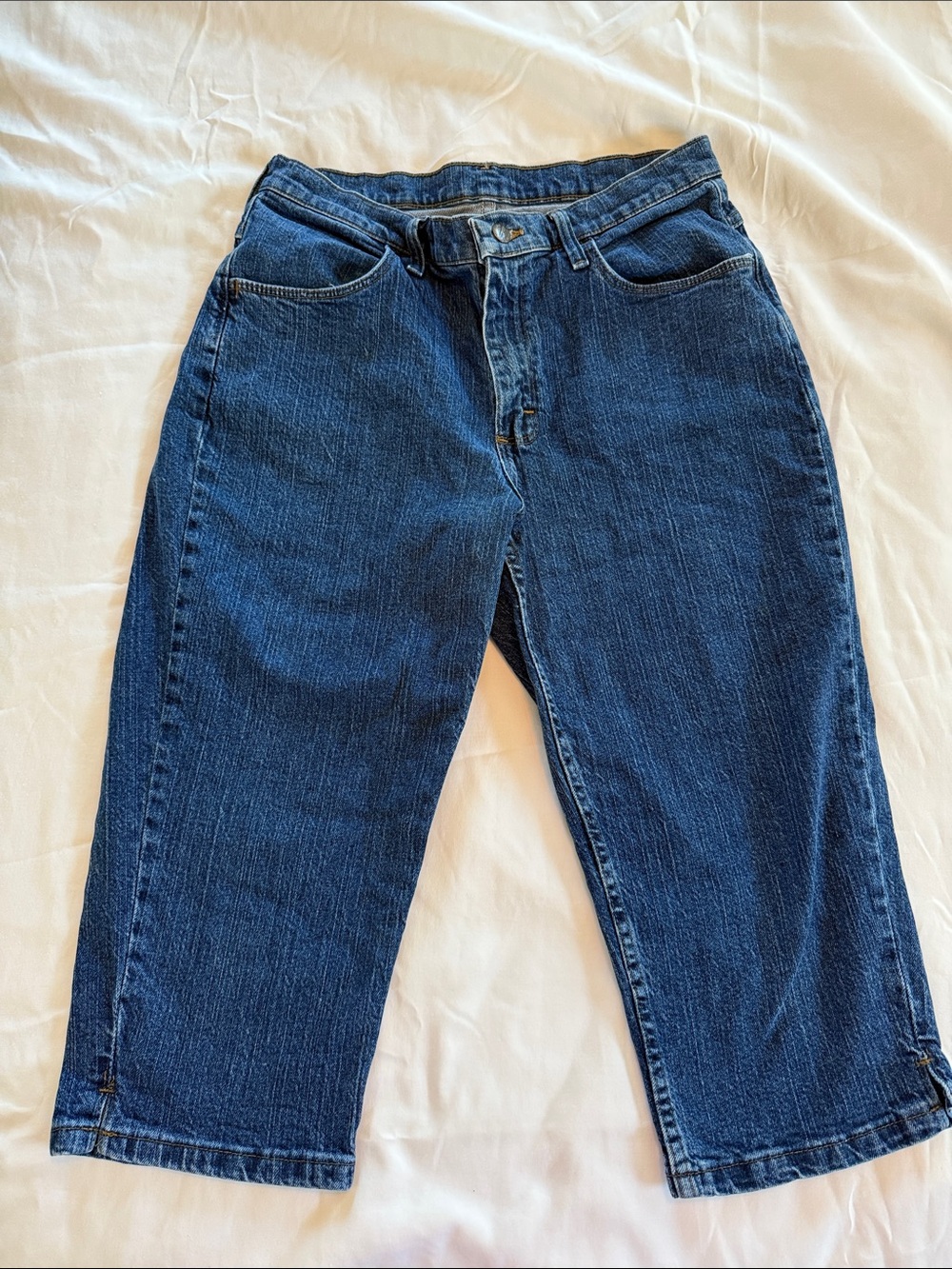 Riders by Lee Dark Blue Cropped Capri Jeans